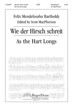 Book cover for Wie der Hirsch schreit