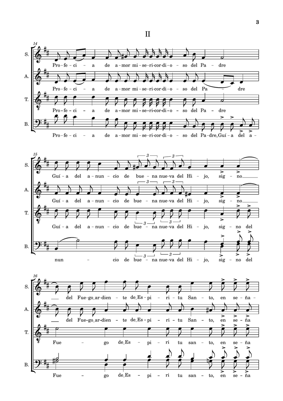 Ave, Mater Domini, Virgo Maria 4-Part scores gallery preview page 3