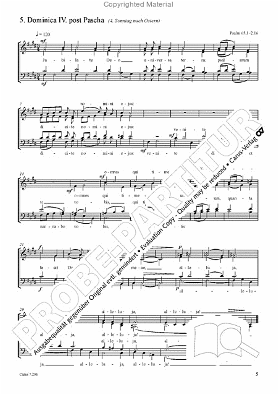 Rudolf Maros: Sieben Offertorien Score scores gallery preview page 6