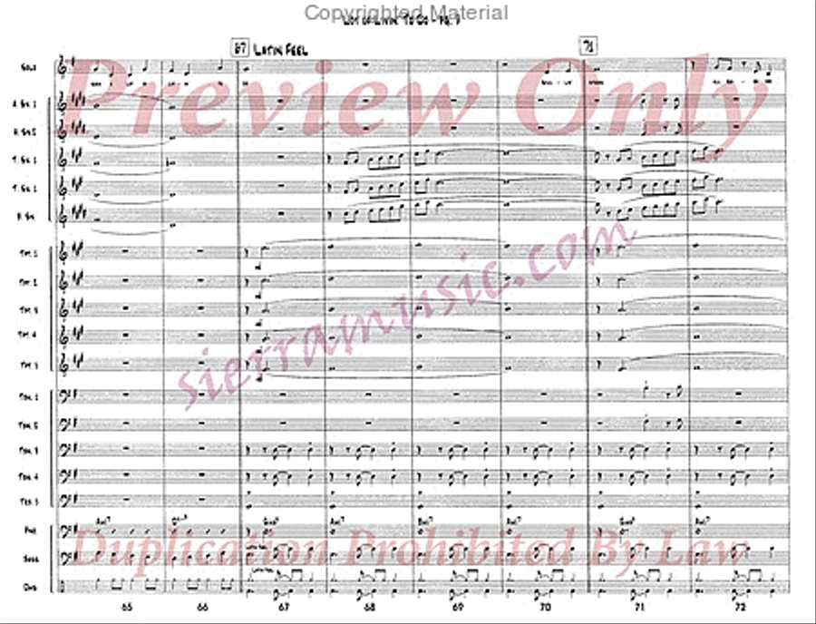 Lot Of Livin' To Do Jazz Ensemble scores gallery preview page 10