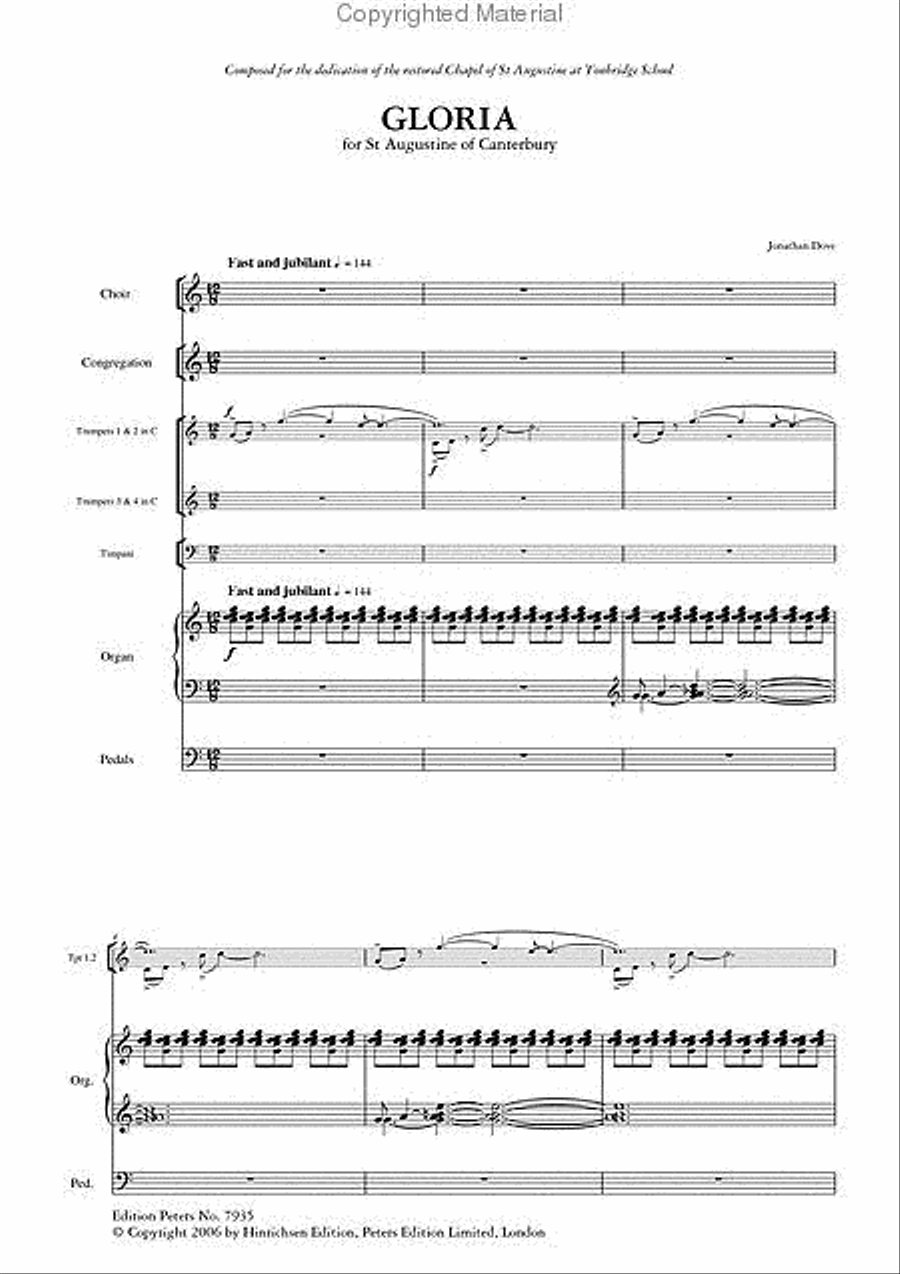 Gloria 4-Part scores gallery preview page 2