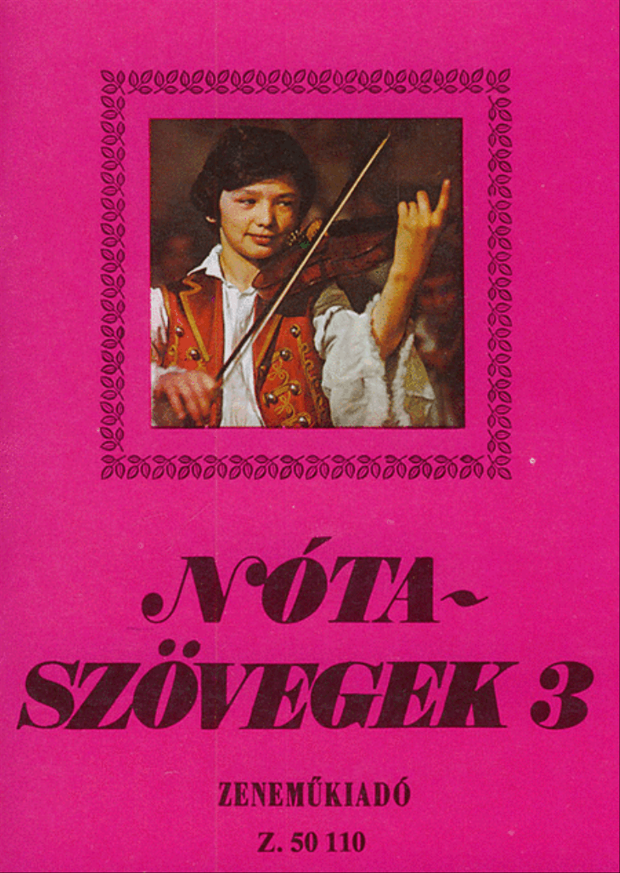 Nótaszövegek V3 Mixed Choir scores gallery preview page 1