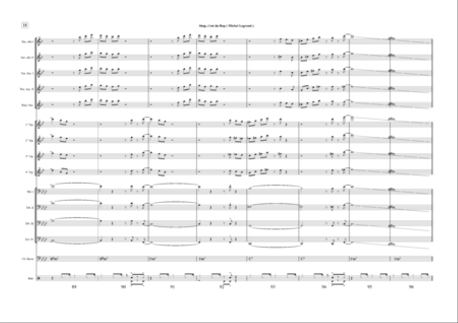 Stop c'est du bop Jazz Ensemble scores gallery preview page 12