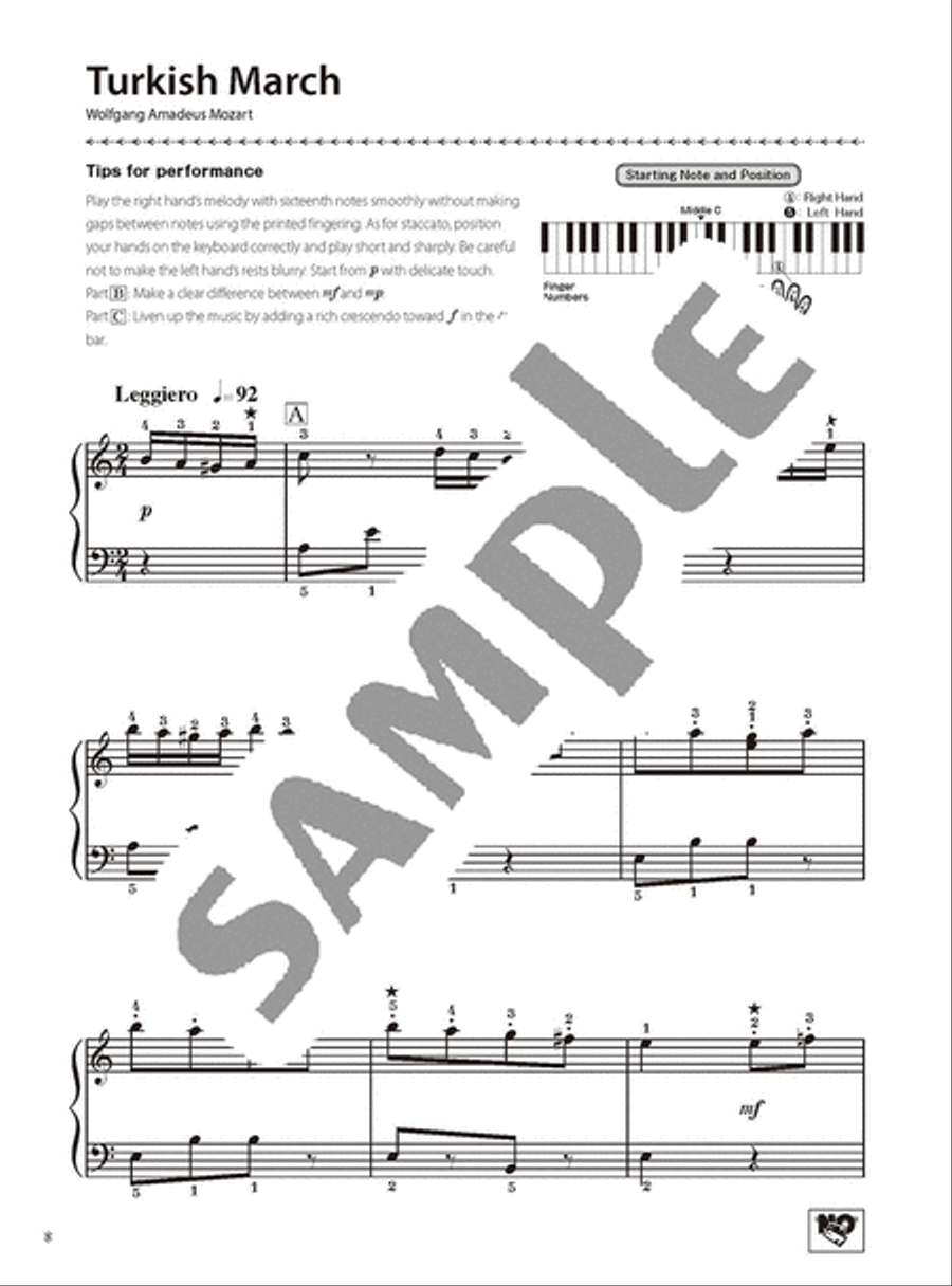 Classical Music in C Major/English Version Voice scores gallery preview page 5