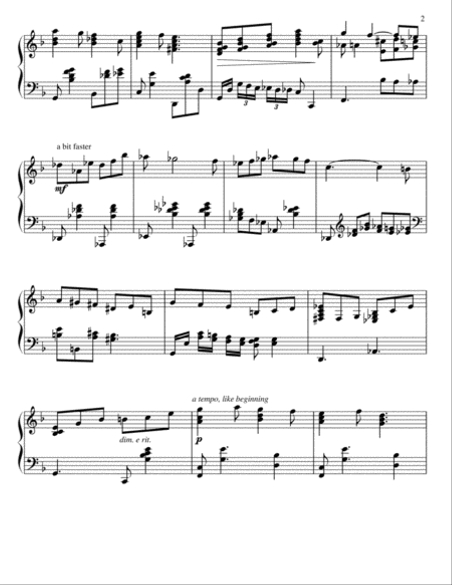 Lullaby for My Son Lullaby for My Son Piano Solo scores gallery preview page 2