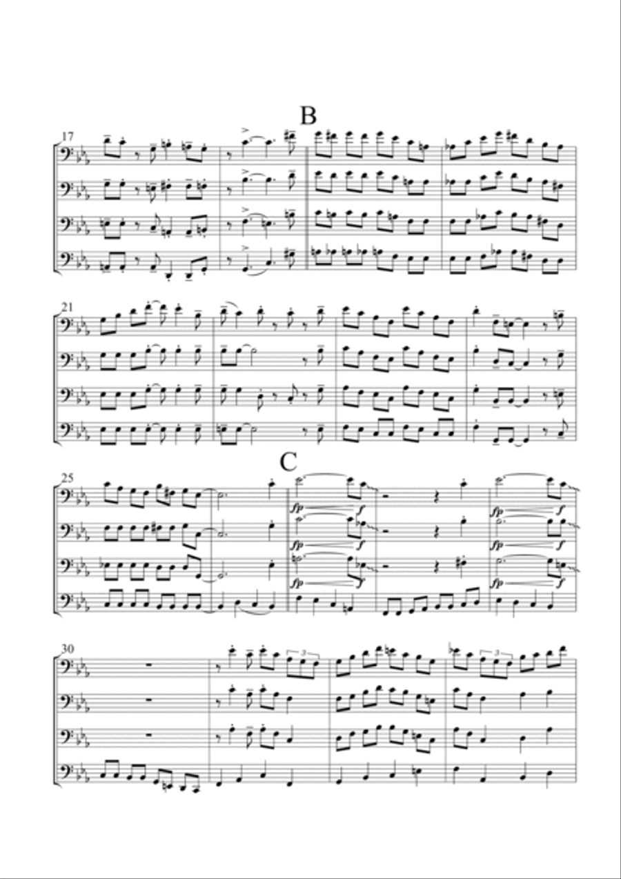 Four Brothers Four Brothers Brass Quartet scores gallery preview page 3