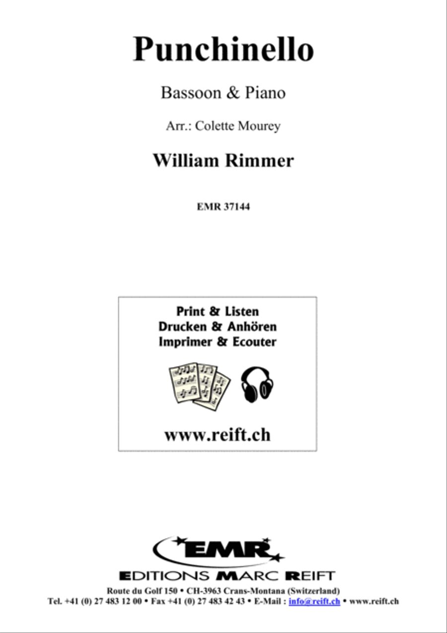 Punchinello Bassoon Solo scores gallery preview page 1