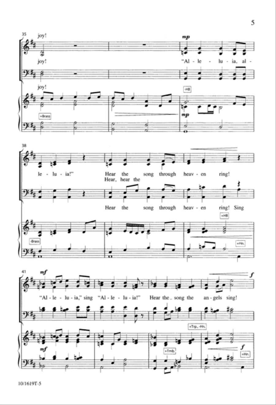 Easter Day Breaks, Christ Arises! 4-Part scores gallery preview page 5