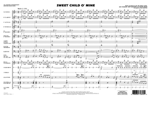 Sweet Child o' Mine - Conductor Score (Full Score)