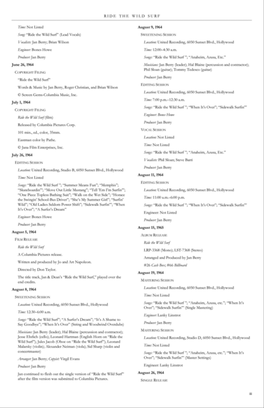Ride The Wild Surf Full Orchestra scores gallery preview page 5