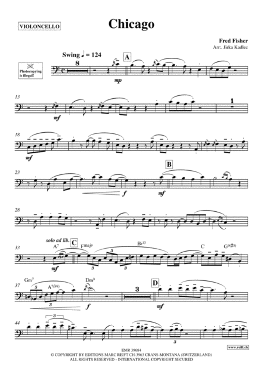 Chicago Piano Accompaniment scores gallery preview page 2