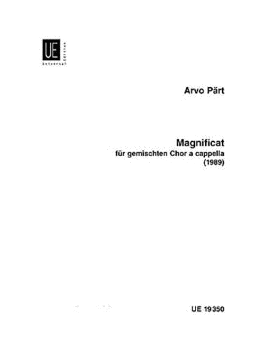 Magnificat 4-Part scores gallery preview page 1