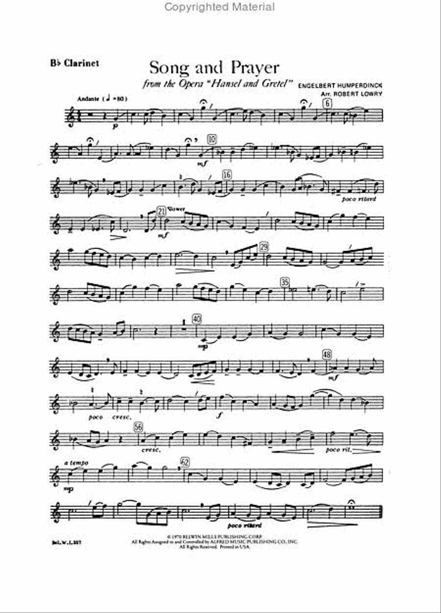 Song and Prayer from Hansel and Gretel Small Ensemble scores gallery preview page 2