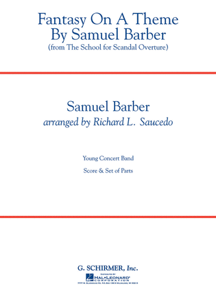 Book cover for Fantasy on a Theme by Samuel Barber