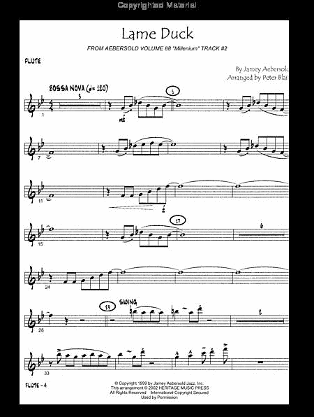 Aebersold Jazz Ensemble, Vol. 1 - Flute