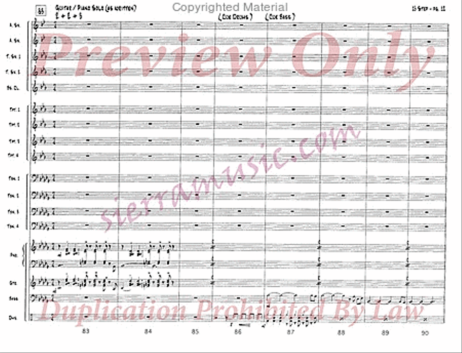 Boop Boo Be Doop Jazz Ensemble scores gallery preview page 13