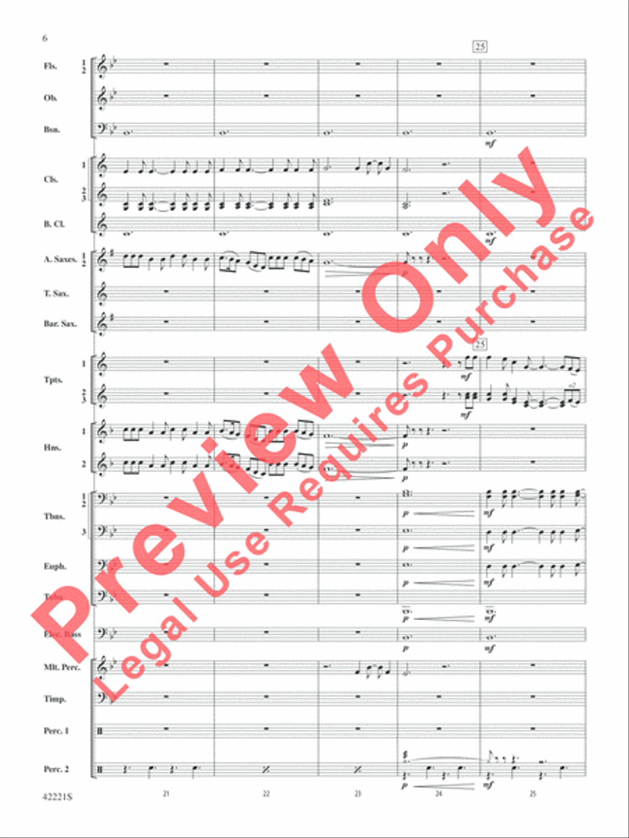 Carry On Concert Band scores gallery preview page 7