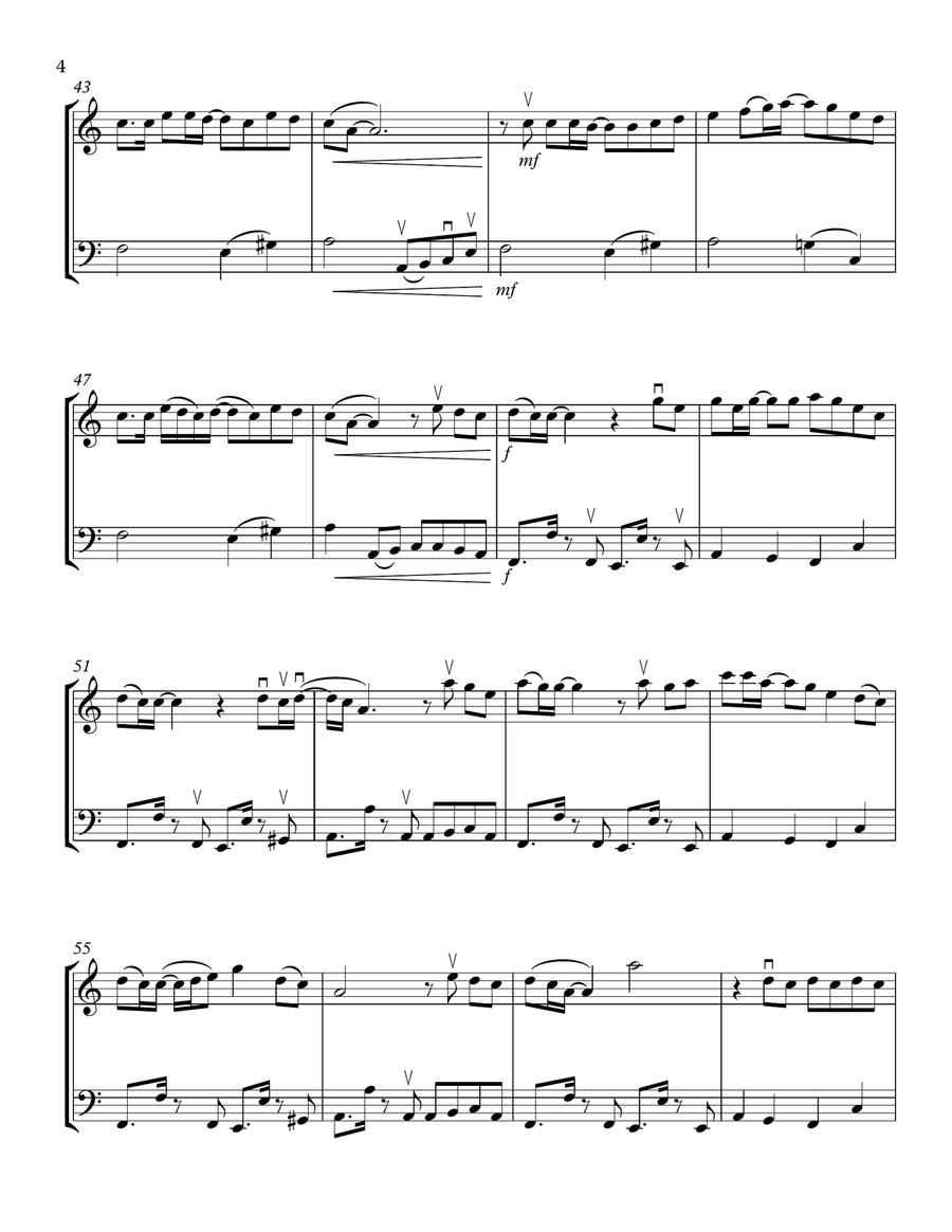 Just The Two Of Us String Duet scores gallery preview page 4