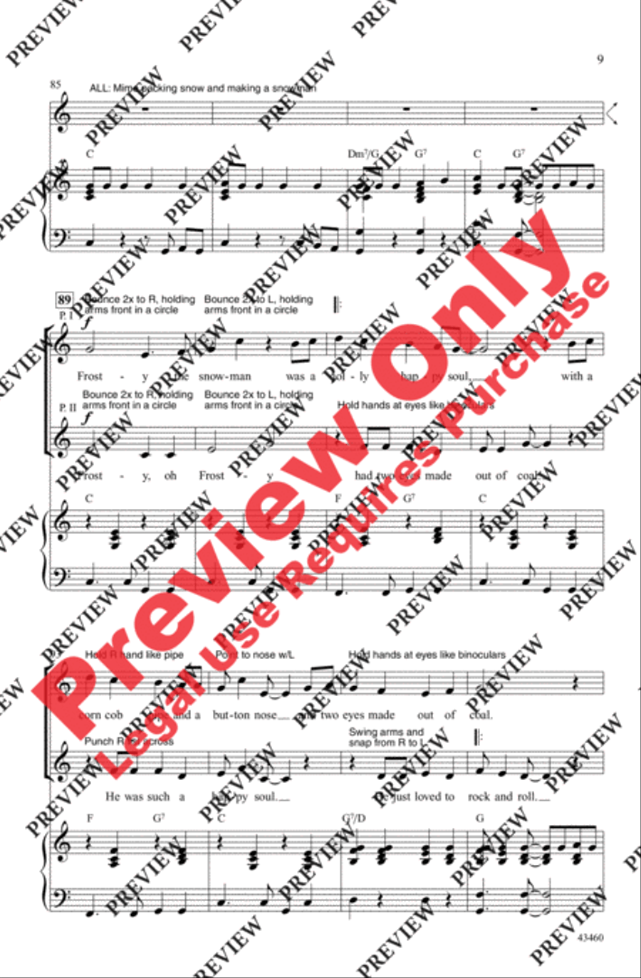 Frosty the Snowman 2-Part scores gallery preview page 9