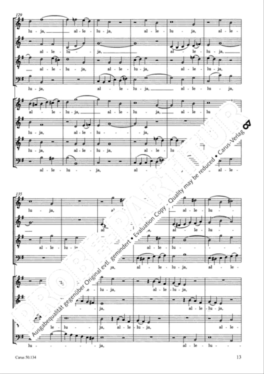 Osterhymne 4-Part scores gallery preview page 14