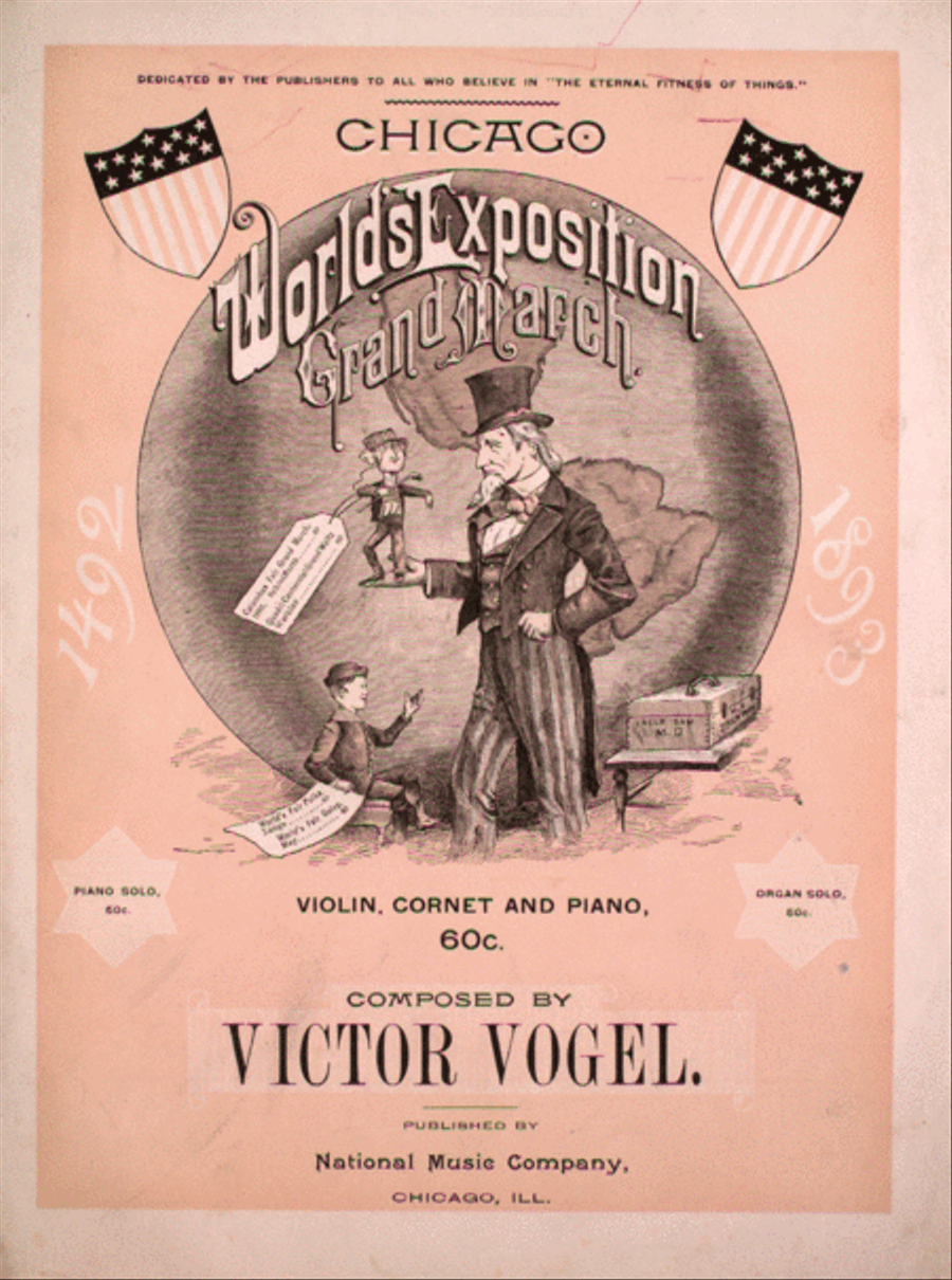 Chicago World's Exposition Grand March 3-Part scores gallery preview page 1