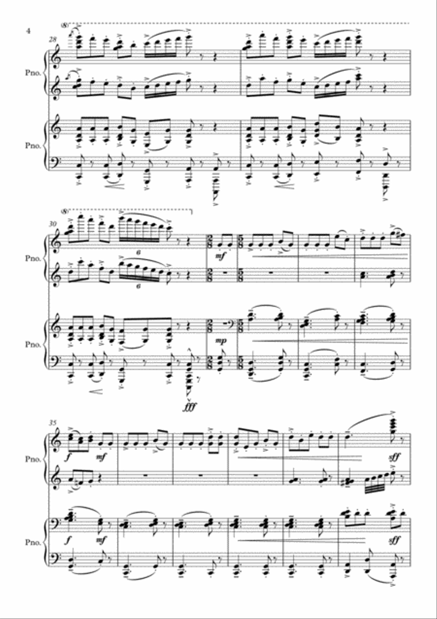 Spartacus Piano scores gallery preview page 5