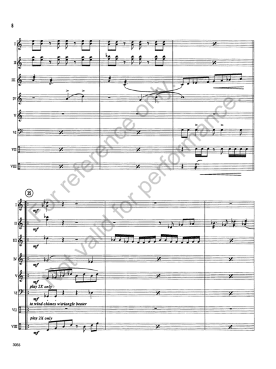 Windstone Suite Percussion Ensemble scores gallery preview page 7