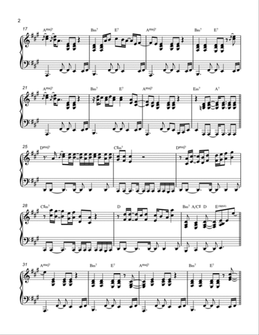 Groovin' Piano Solo scores gallery preview page 2