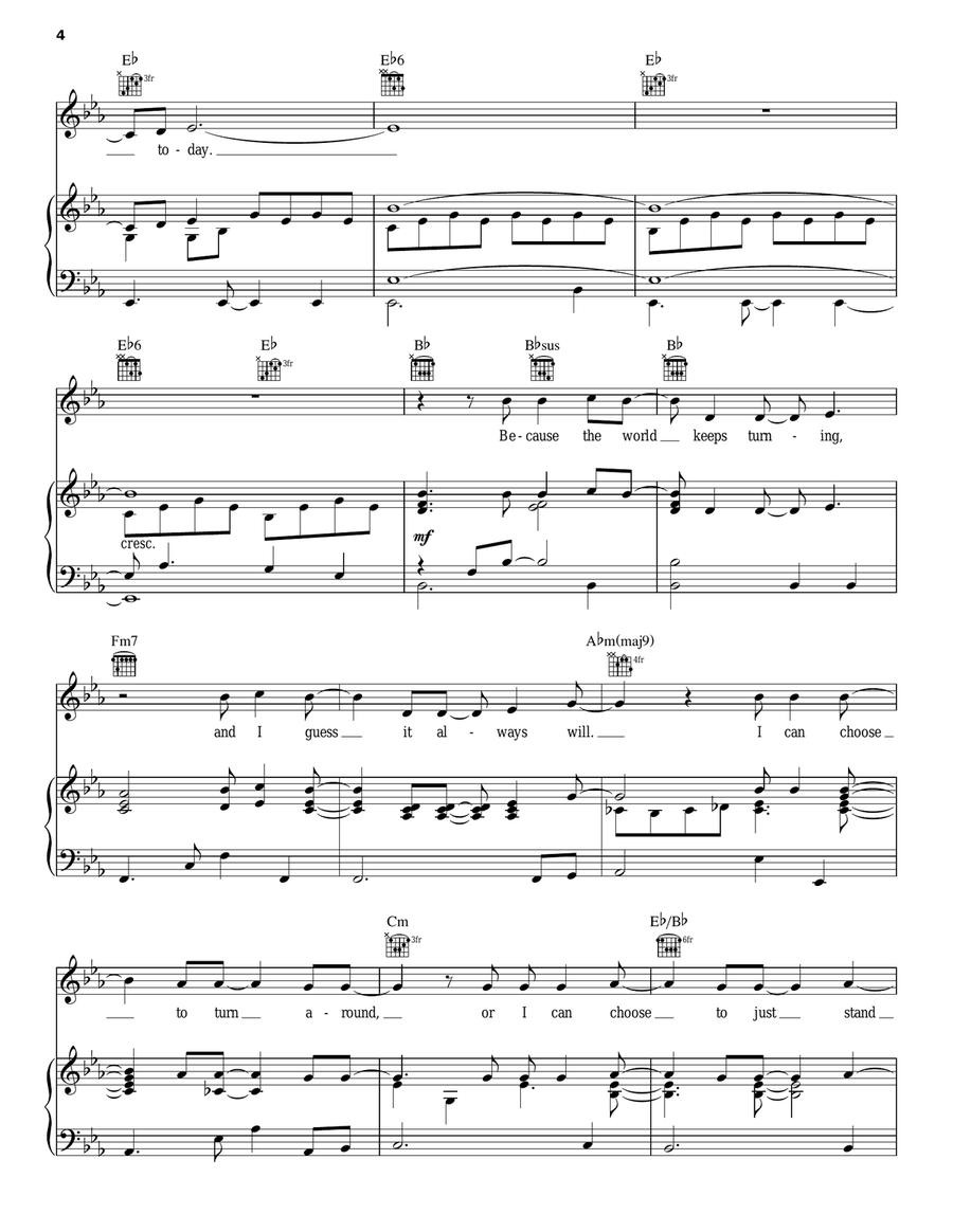 Nothing Stops Another Day Guitar scores gallery preview page 4