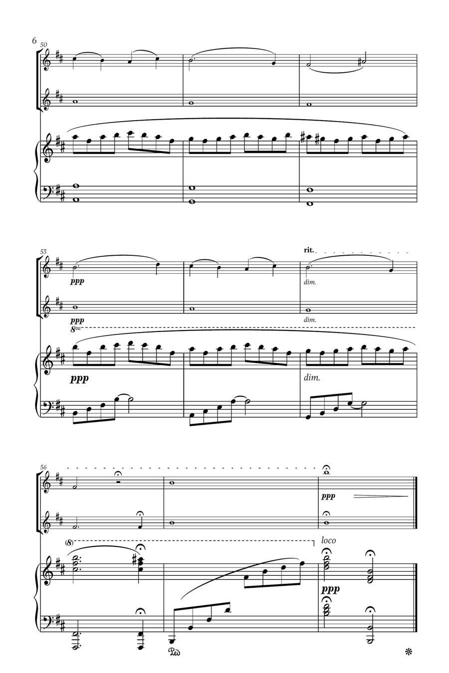 Mary, Did You Know? Mary, Did You Know? Flute Duet scores gallery preview page 6