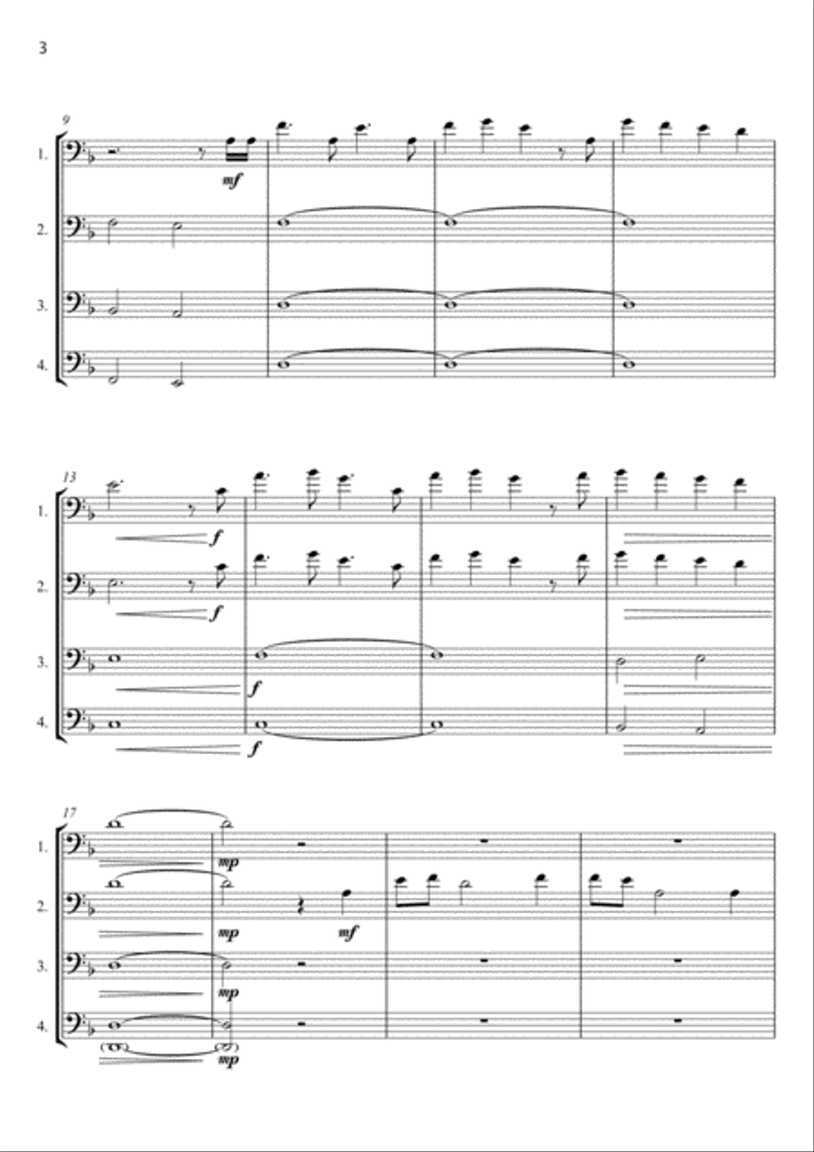 The Rains Of Castamere Double Bass scores gallery preview page 4