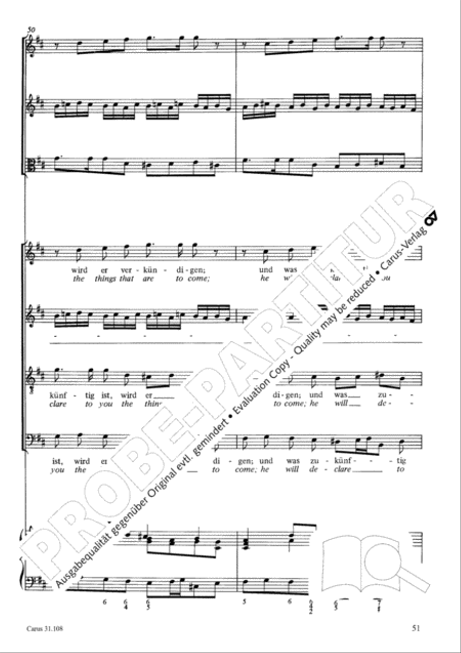 Now it is good, that I am leaving (Es ist euch gut, dass ich hingehe) ATB scores gallery preview page 52