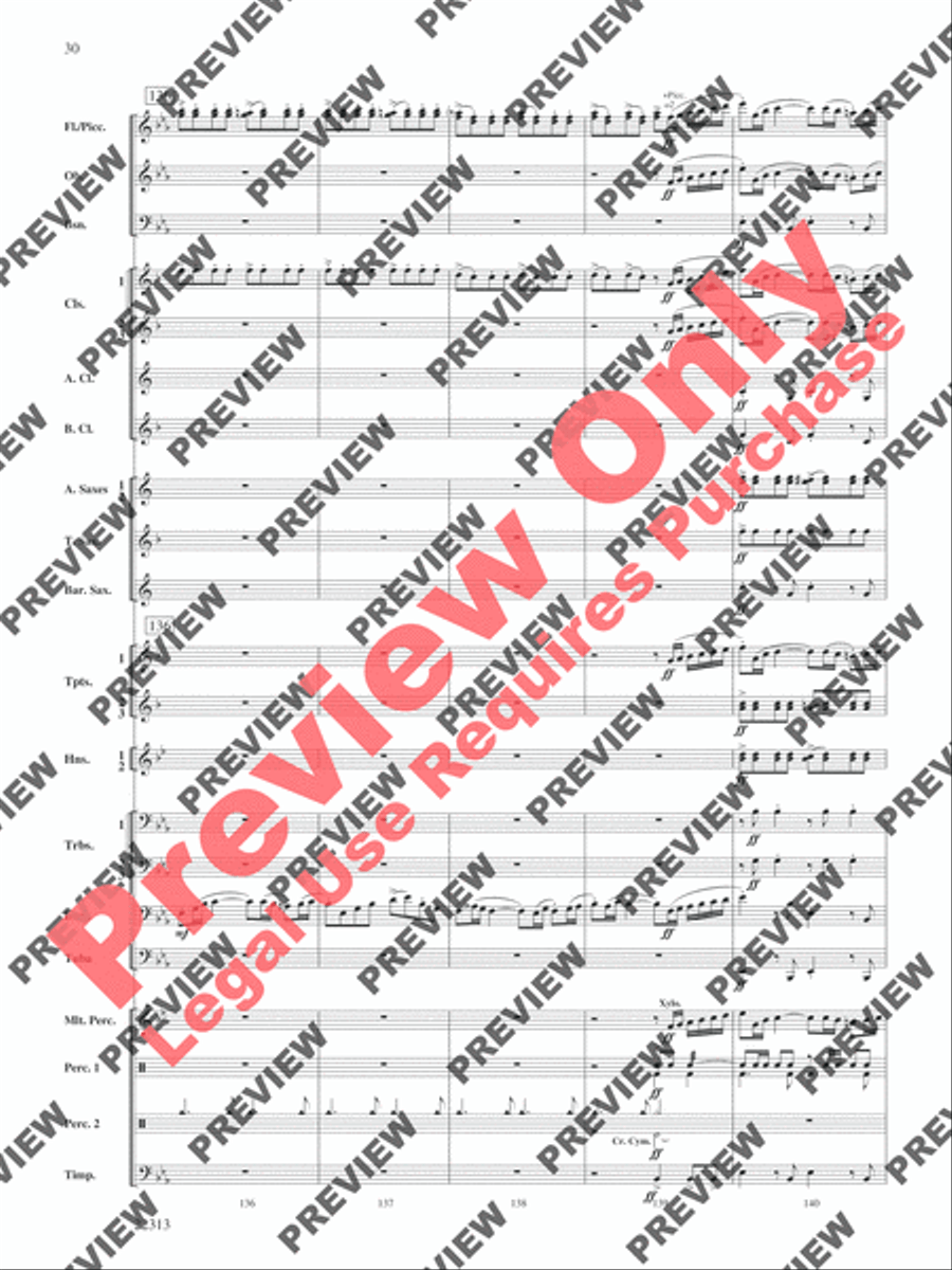 In the Center Ring Concert Band scores gallery preview page 31