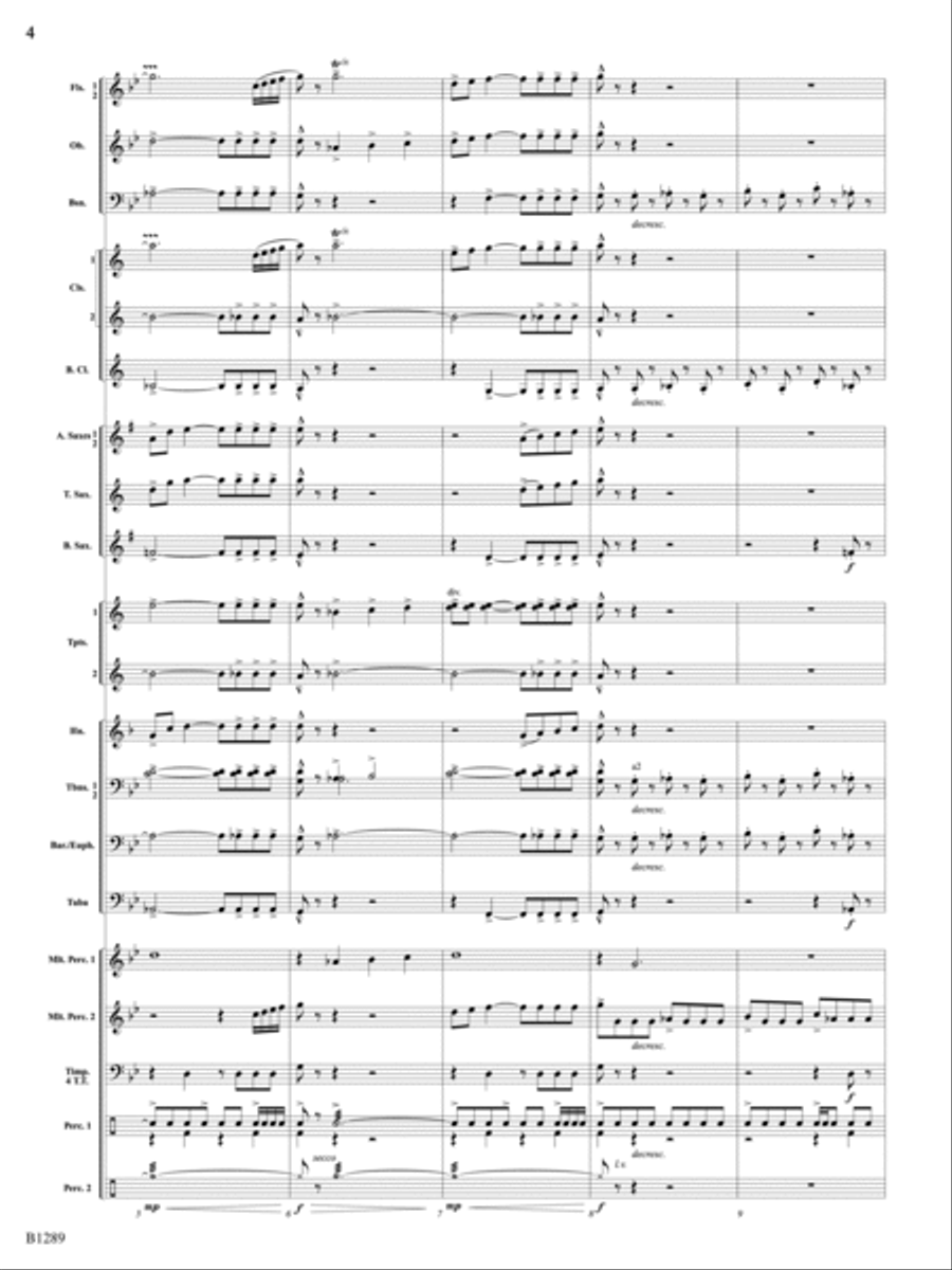 Capricorn Moon: Score Concert Band scores gallery preview page 4