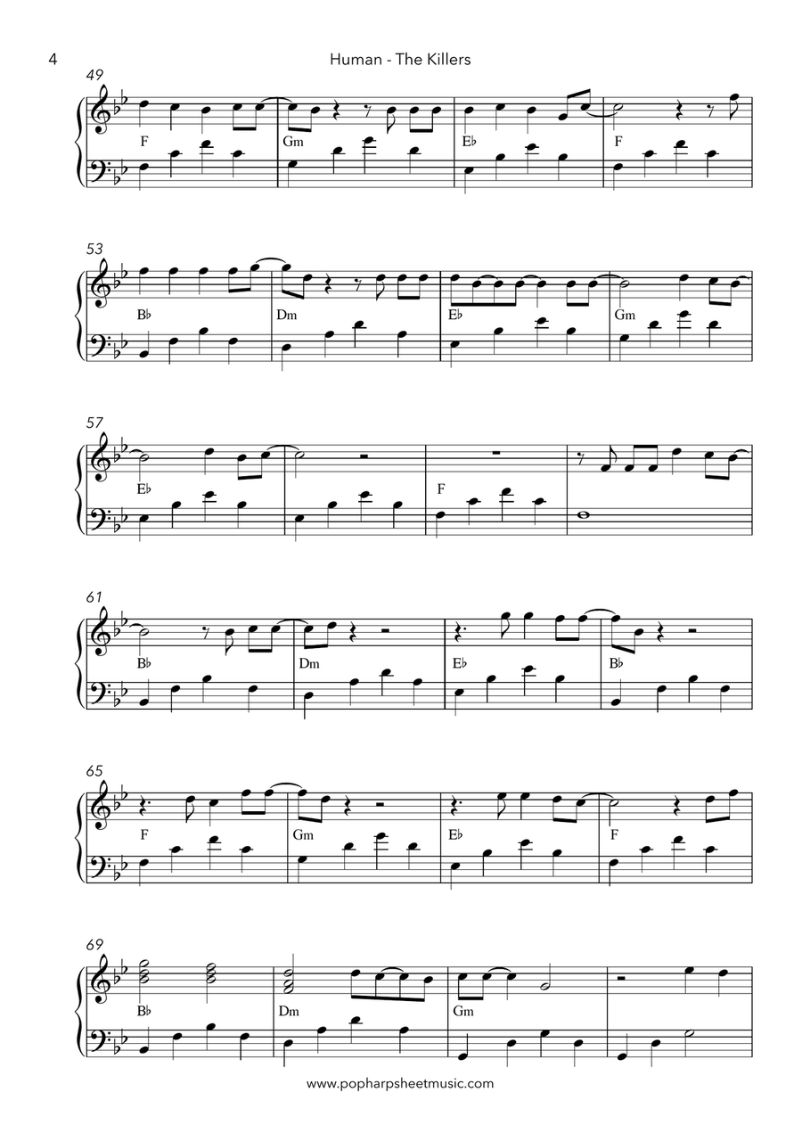 Human Harp scores gallery preview page 4