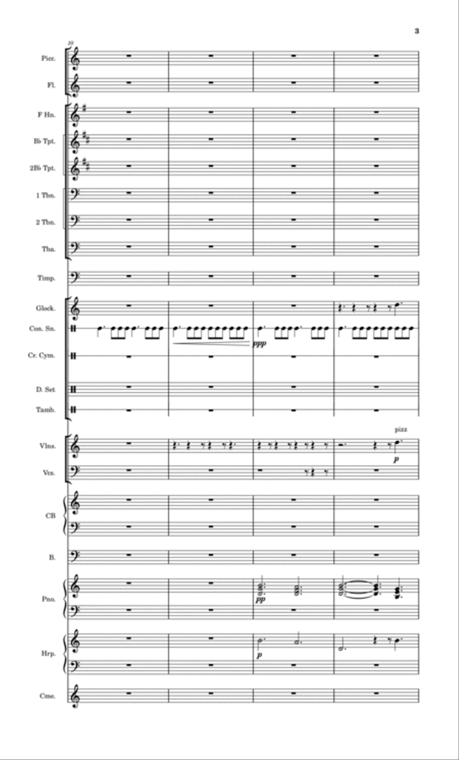 The Dragon Race Full Orchestra scores gallery preview page 3