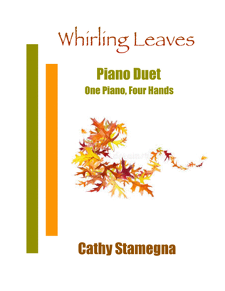 Book cover for Whirling Leaves (Piano Duet - One Piano, Four Hands)
