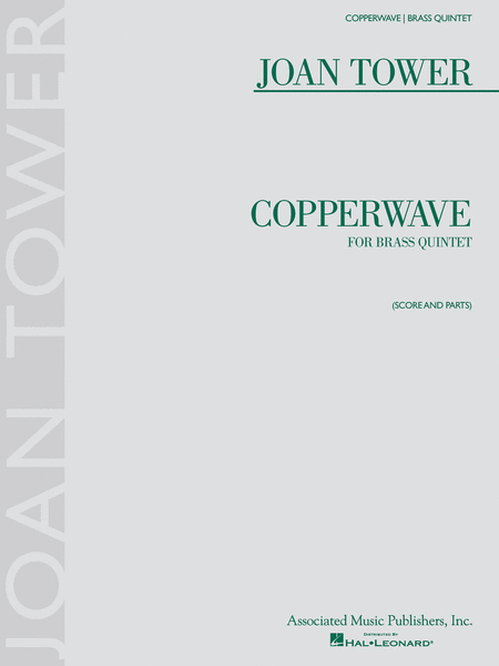 Copperwave by Joan Tower Brass Quintet - Sheet Music