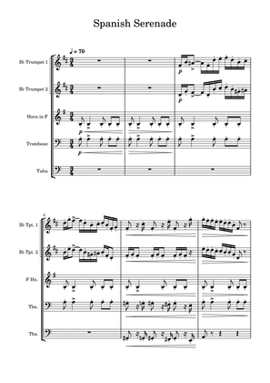 Spanish Serenade - Edward Elgar - Brass Quintet