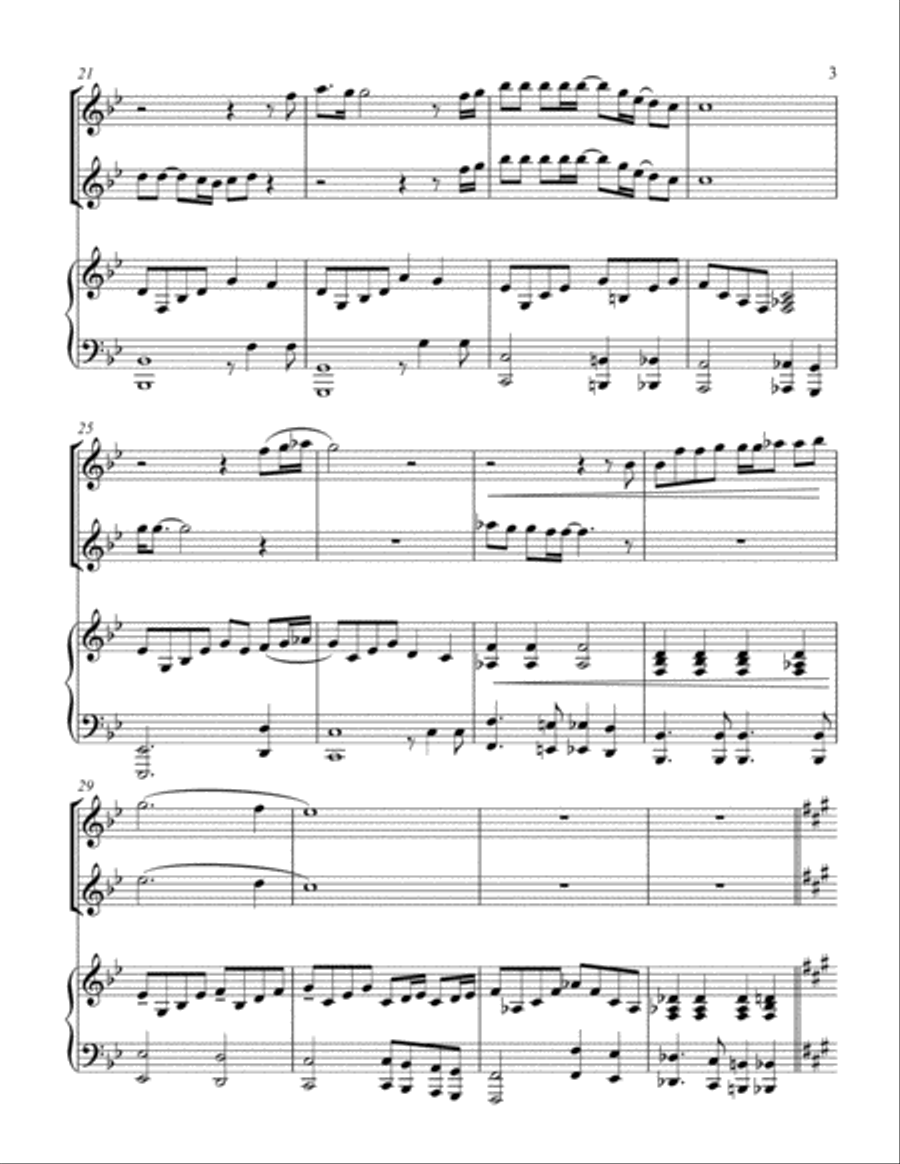 Bohemian Rhapsody Piano scores gallery preview page 4