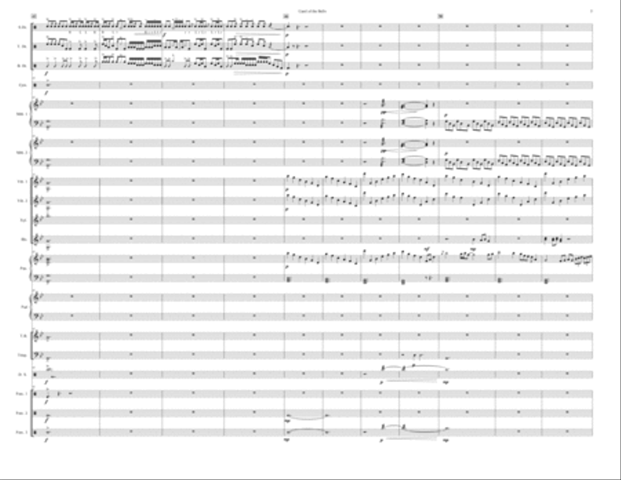 Carol of the Bells Carol of the Bells Percussion Ensemble scores gallery preview page 5