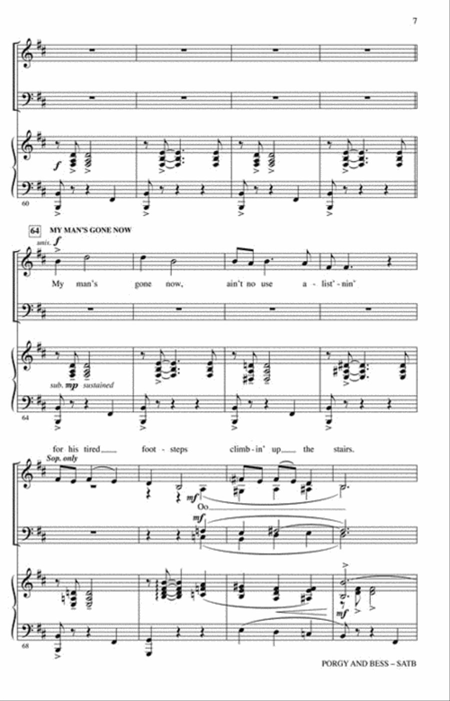 Porgy and Bess 4-Part scores gallery preview page 4