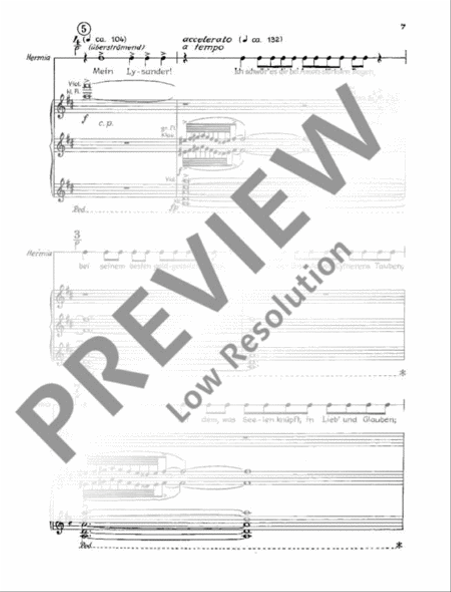 Ein Sommernachtstraum Choir scores gallery preview page 12