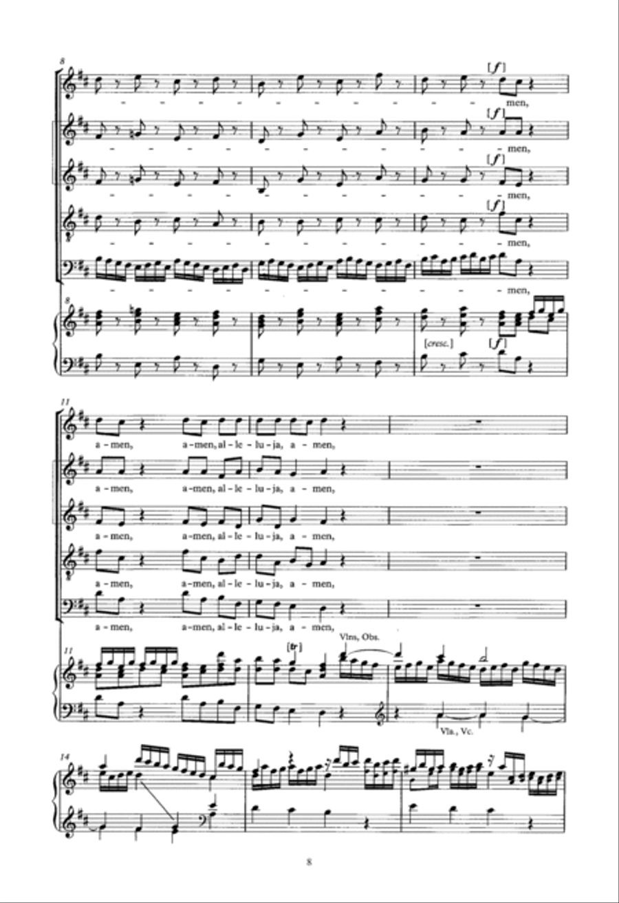 Zadok The Priest (arr. Donald Burrows) Choir scores gallery preview page 8