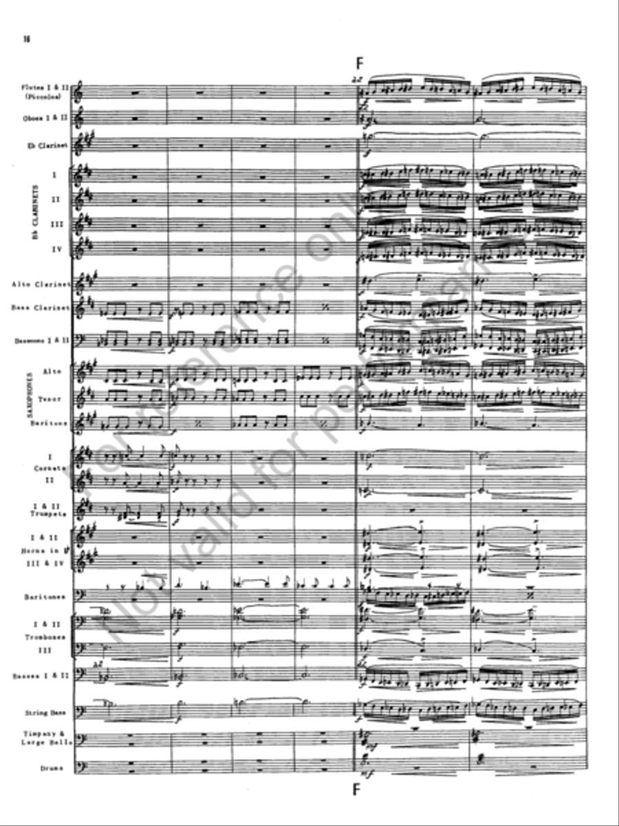 The Golden Legend Concert Band scores gallery preview page 10