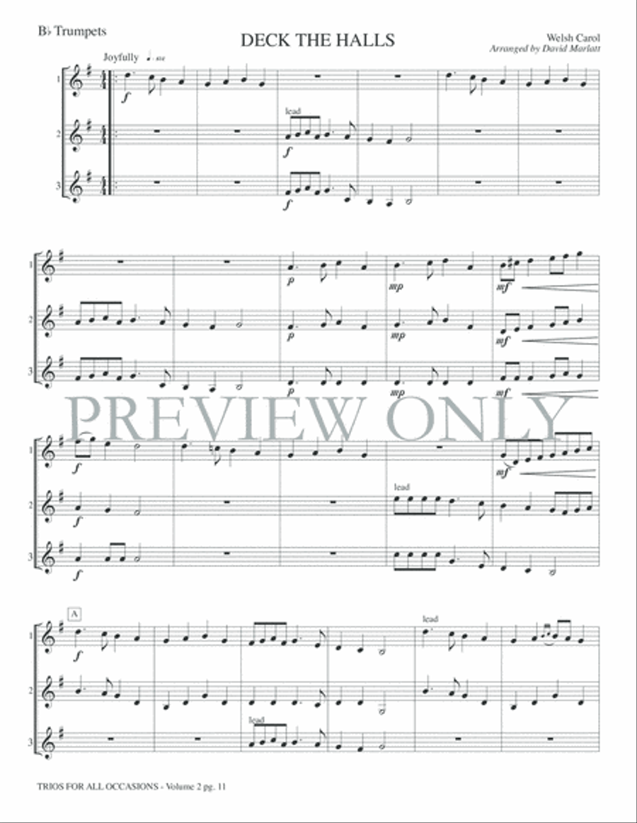 Trios for All Occasions Small Ensemble scores gallery preview page 13