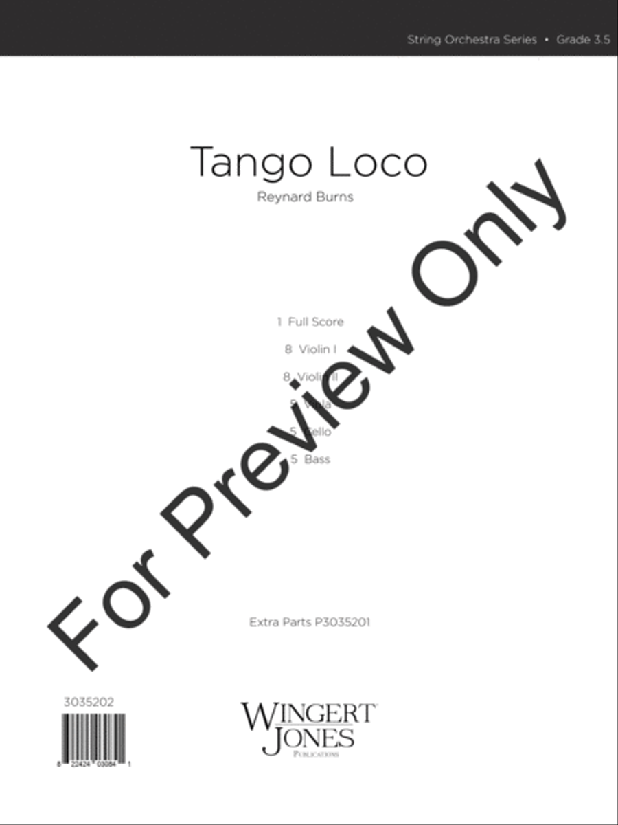 Tango Loco String Orchestra scores gallery preview page 2