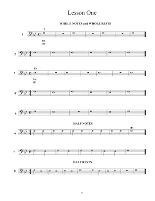 Etudes for Beginning Trombone/Euphonium