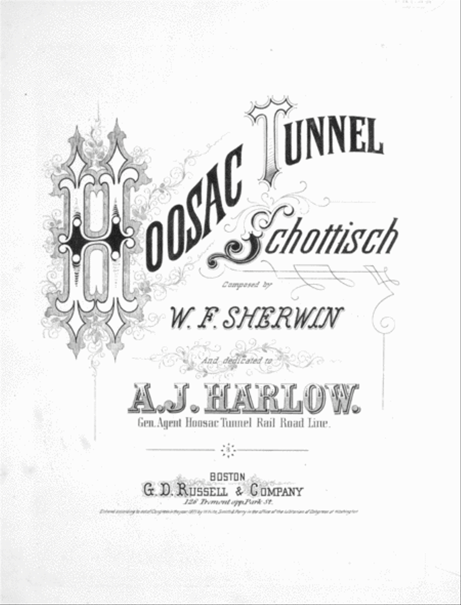 Hoosac Tunnel Schottisch Piano Solo scores gallery preview page 1