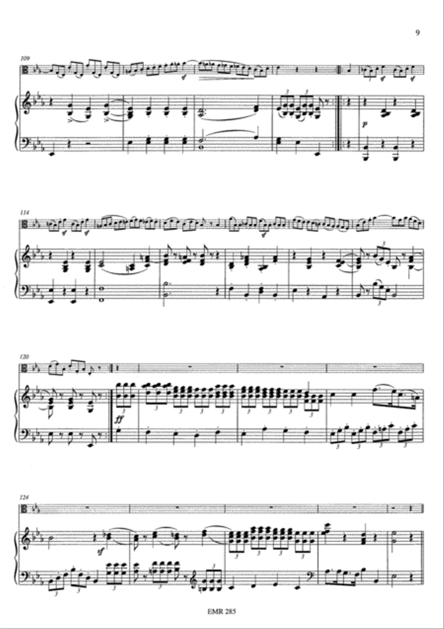 Introduction, Thema und Variationen Op. 102 Piano Accompaniment scores gallery preview page 9